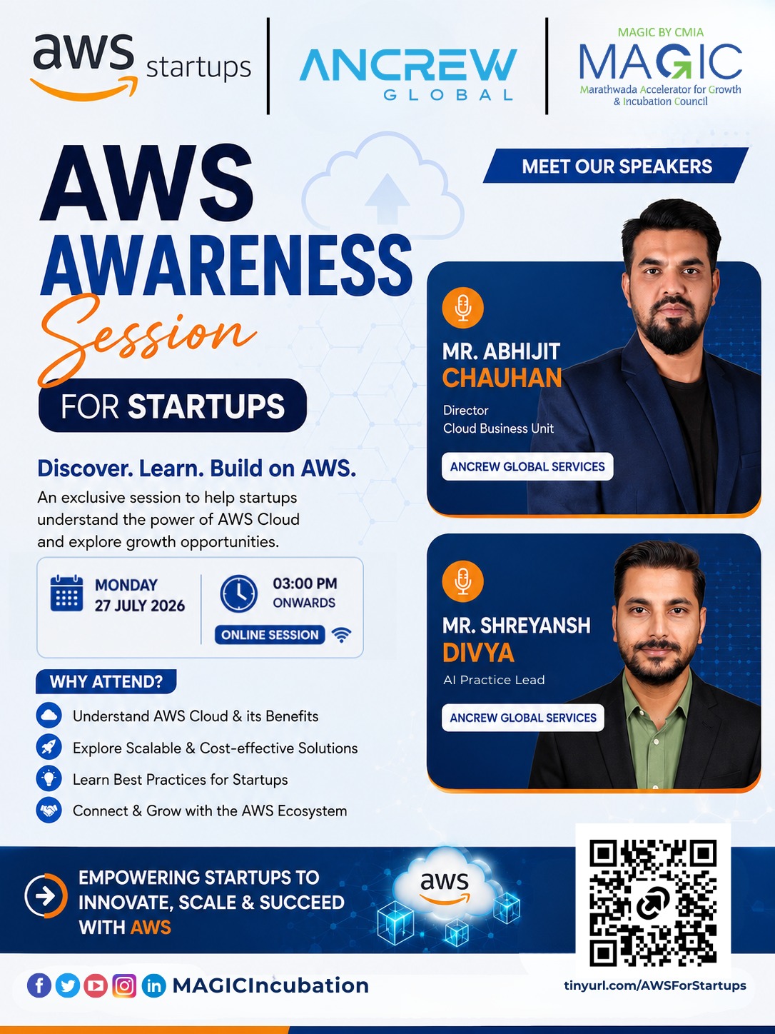 AWS Awareness Session for Startups