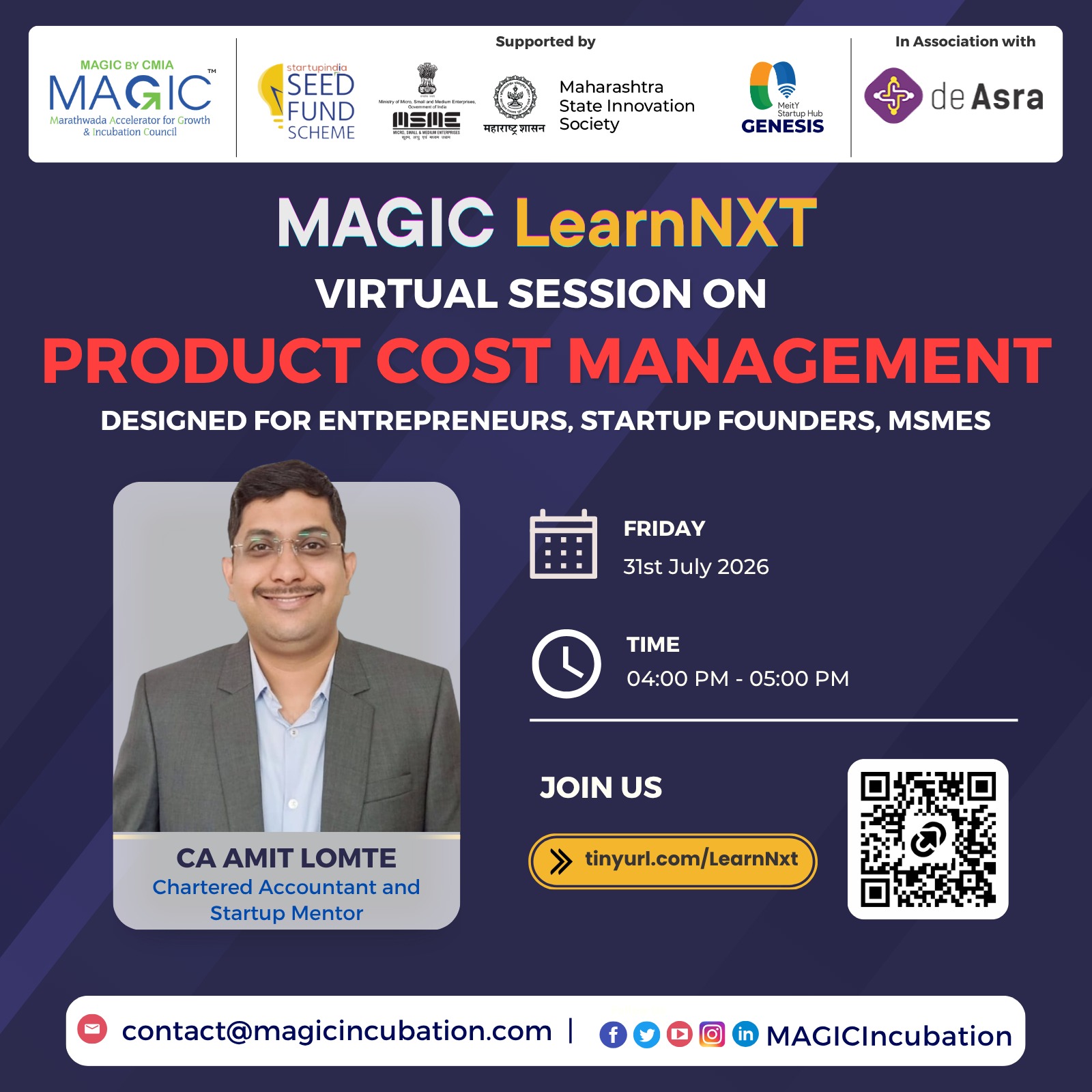 MAGIC LearnNXT: Product Cost Management